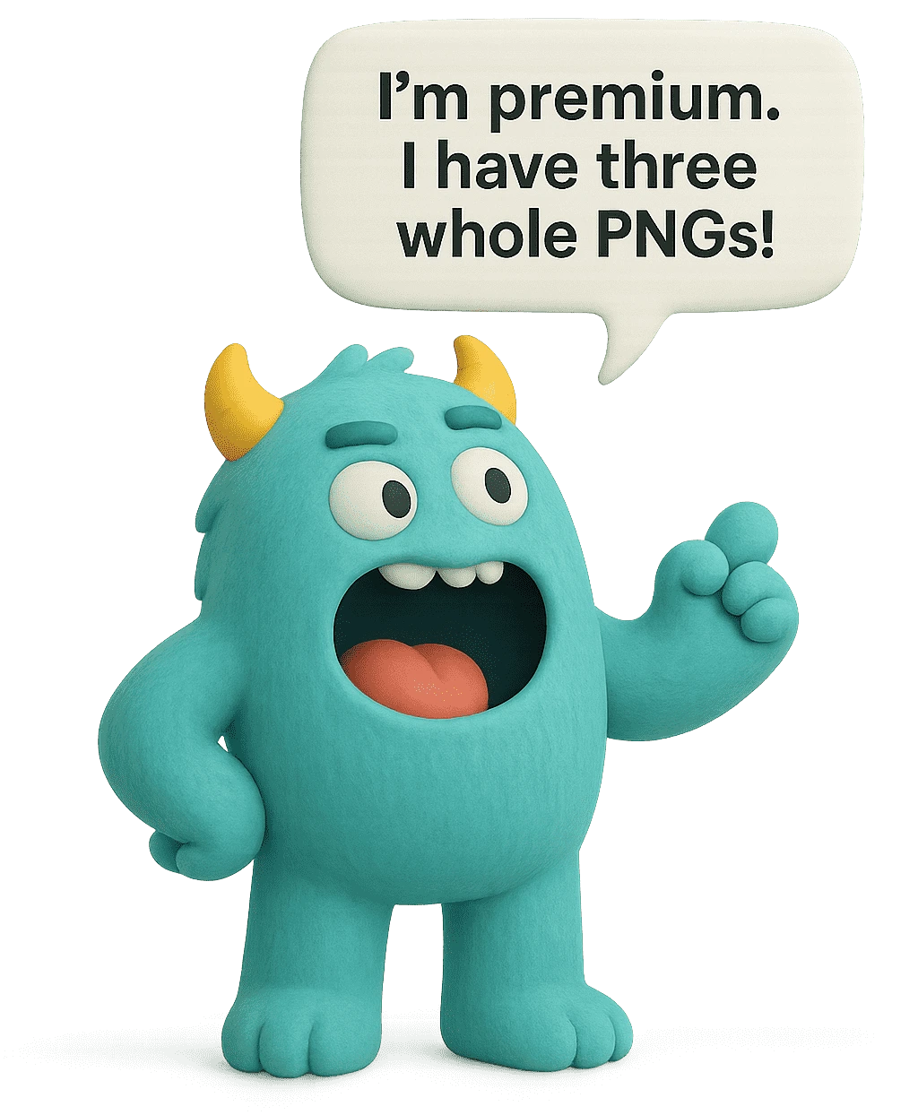 Test Ride mascot sitting on pricing card